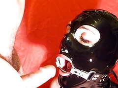 MomsCult presents: Latex mask big load cumshot ring gag 720p hd