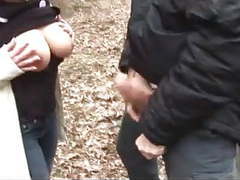MomsCult presents: Hot blonde milf with big titties fucked in public