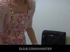 MomsCult presents: Old pervert man gets ridden by a young hotel maid
