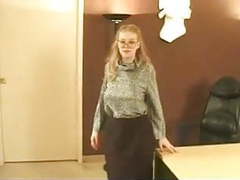 MomsCult presents: Secretary with big boobs and hairy pussy gv00035