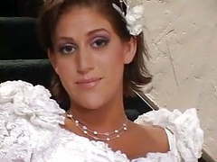 MomsCult presents: Bride & a hottie share a big cock