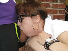 MomsCult presents: Chelsy sun is the naughty secretary (french amateur glasses)