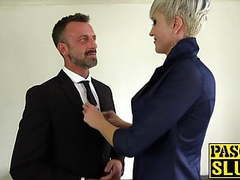 MomsCult presents: Submissive british cougar endures very rough sex session