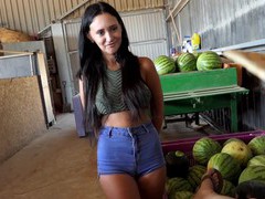 MomsCult presents: Gina ferocious with natural tits and hot ass gets fucked hard, Couple, Hardcore, Brunettes, Long Hair, Latina, MILF, Shorts, Pussy Licking, Blowjob, Big Tits, Natural Tits, Hot Ass
