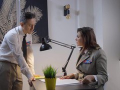 MomsCult presents: Rebecca volpetti wearing nylon stockings getting fucked hard