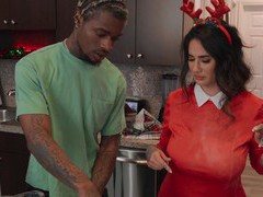 MomsCult presents: Hardcore interracial threesome with busty arabelle and valerica