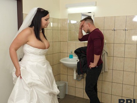 MomsCult presents: Hardcore fucking in the bathroom with chubby bride sofia lee