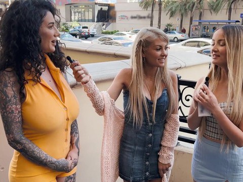 MomsCult presents: Sexy arabelle raphael seduced two chicks to be pleasured by two babes