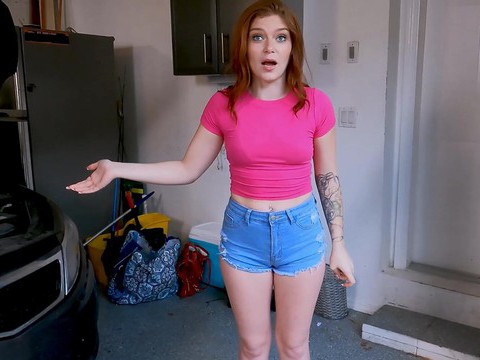 MomsCult presents: Redhead katerina deville with hot ass sucking a dick - hd
