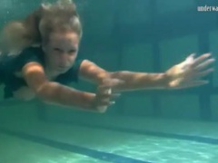 MomsCult presents: Big tits blonde girl swims in the nude
