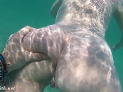 MomsCult presents: Jeny smith teases her hot body on a public beach