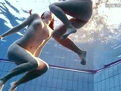 MomsCult presents: Naked girls swimming erotically underwater