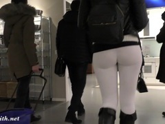MomsCult presents: Jeny smith  camel toe white leggings