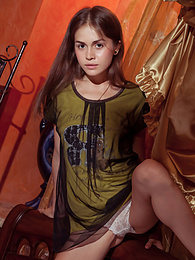 MomsCult presents: This skinny teen doll has a pair of shapely breasts that she loves to show off with each move she makes to keep things smoking hot