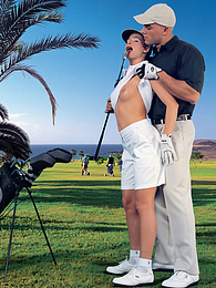 MomsCult presents: Jessica shows her man there can be even more holes to play