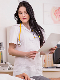 MomsCult presents: Gorgeous and horny nurse Mia Evans fucks her hung patient