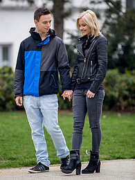 MomsCult presents: Horny blonde babe Zazie Skymm gets fucked raw after a great first date