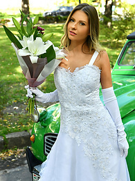 MomsCult presents: Naughty bride Rebecca Volpetti takes a photographer assistant's stiff dick